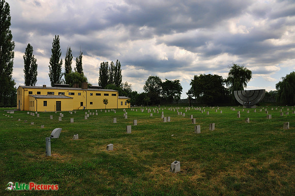 Theresienstadt, crematory and Jewish cemetery