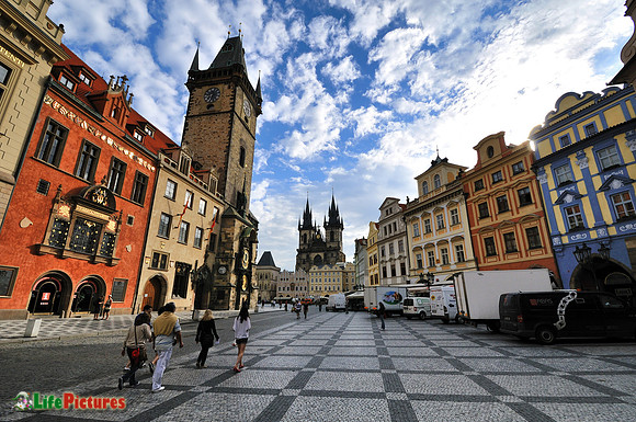 Old city square