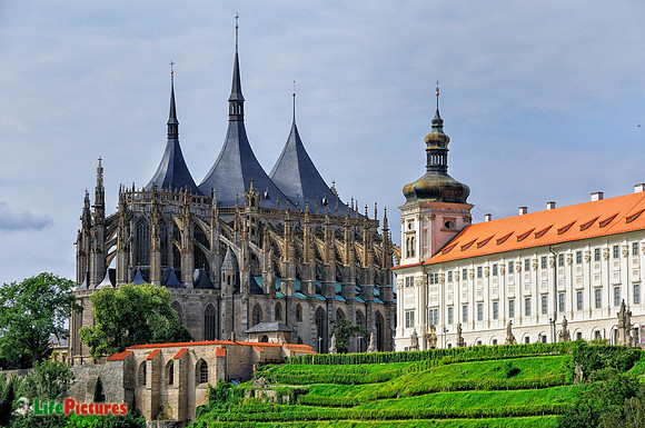 The beautiful Saint Barbara Cathedral