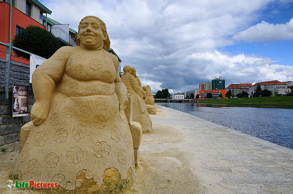 Sand statues