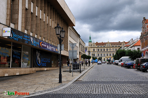 A street in Pisek