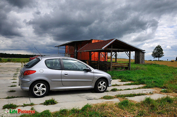 My Peugeot on the way to České Budějovice