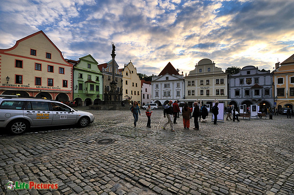 Evening in Cesky Krumlov