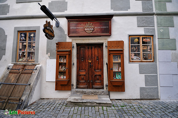Detail of a shop