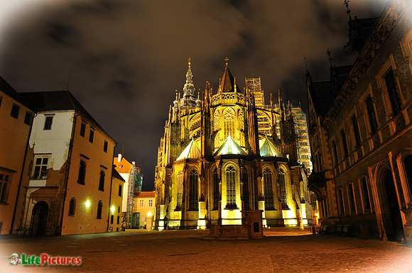 Saint Vito's Cathedral in old Prague