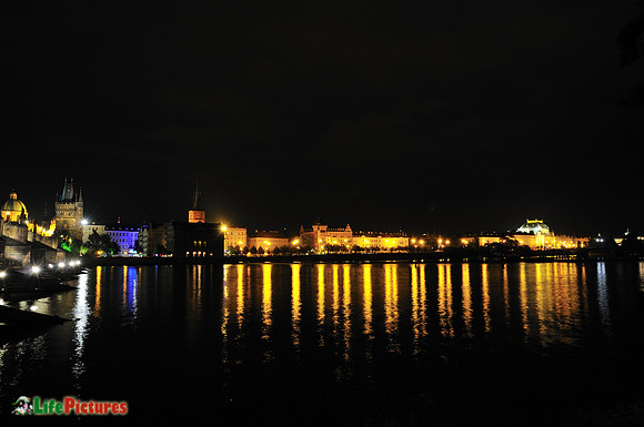 Prague by night