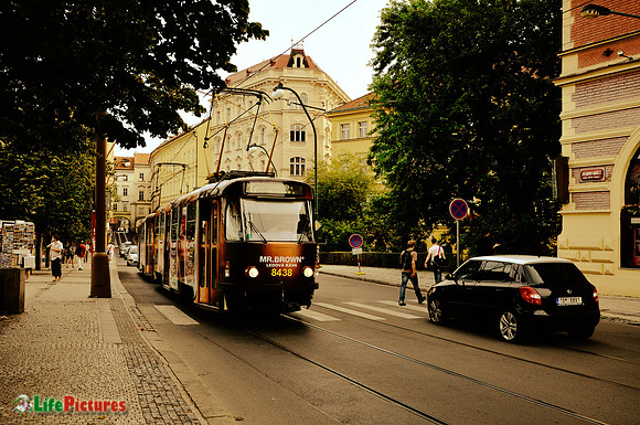 Tram in Prague