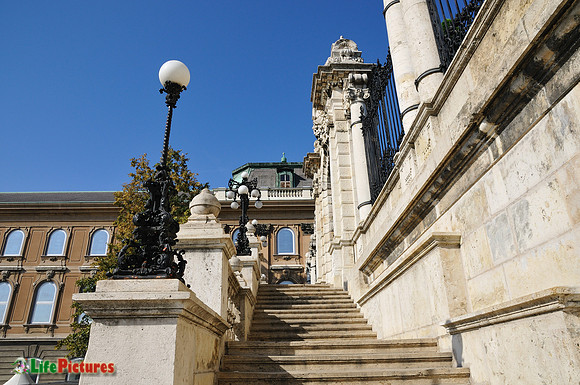 Buda Castle, the stairway