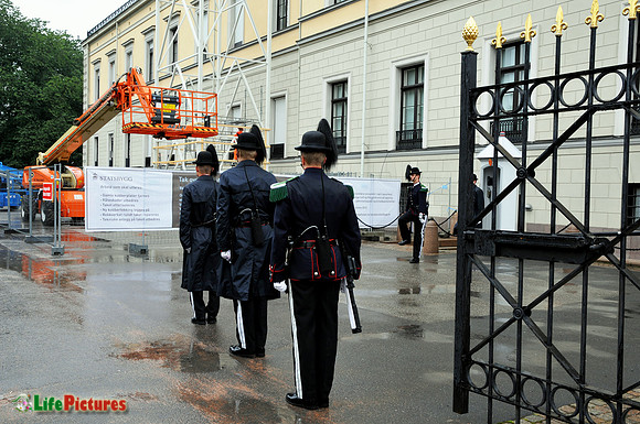 Royal palace, change of the guard
