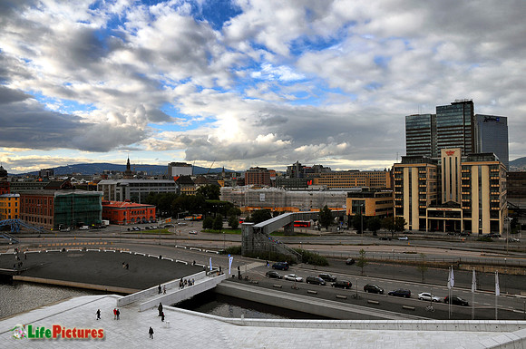 Oslo from the Opera Palace