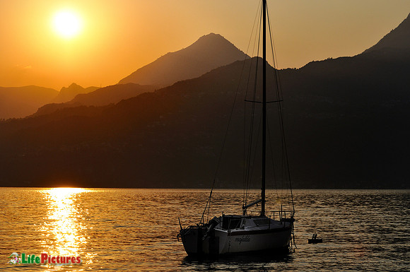 Sunset in Varenna