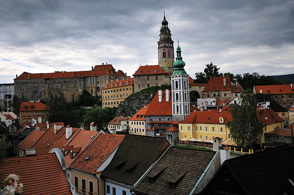 Cesky Krumlov, a beautiful panorama