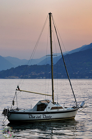 Varenna at sunset