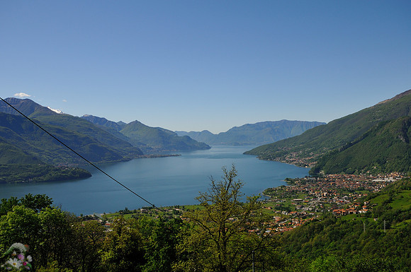 Lake Como viewed from St. Eusebio Church (Peglio)