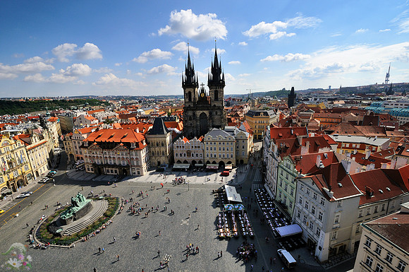 Prague from the tower