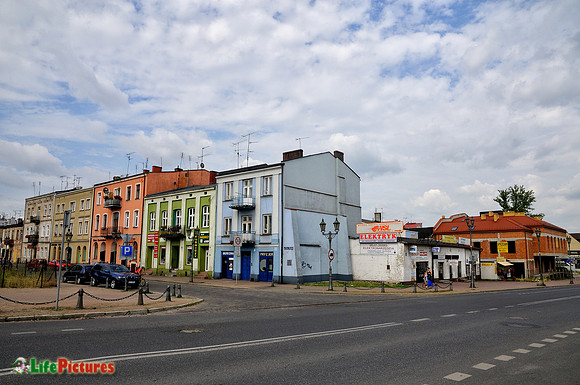 Houses and shops