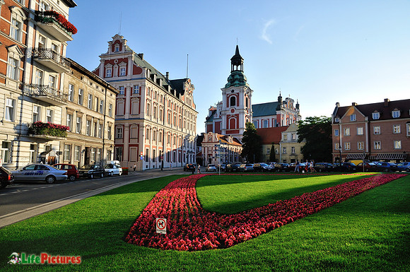 Poznan by evening