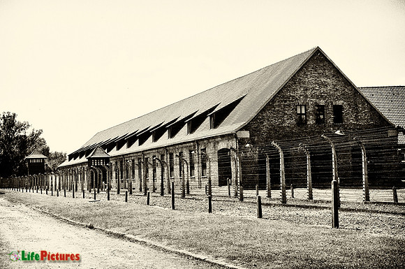 Auschwitz Museum, one of the blocks