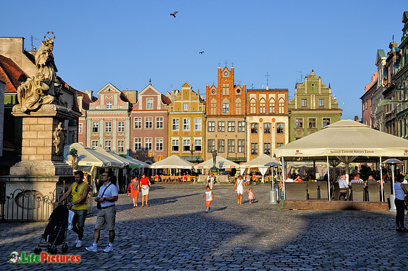 Poznan, the old market square