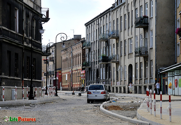 Old street, but new street lamps