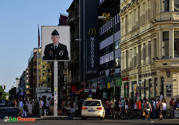 Checkpoint Charlie from the other side