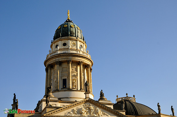 A detail of the German cathedral in Berlin