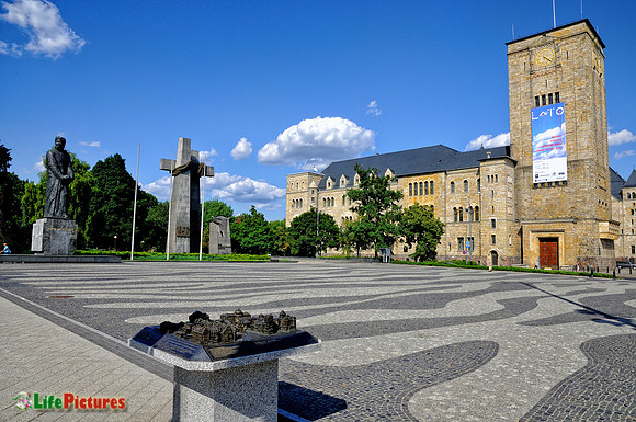 Poznan square with the crosses