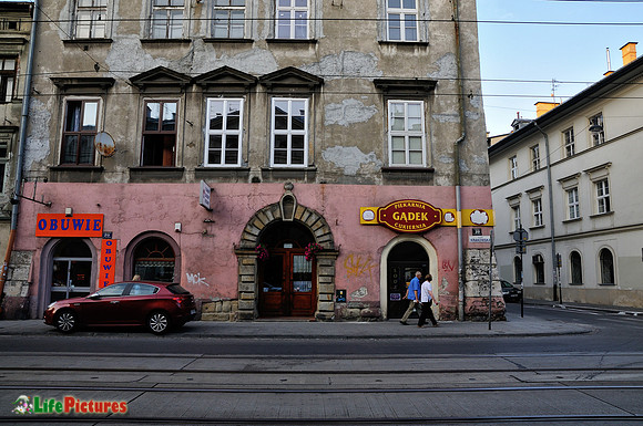 A street in the Jewish quarter (Kazimierz)