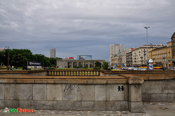 Near the station