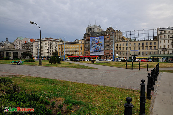 Near the station