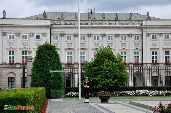 The Presidential Palace with guard
