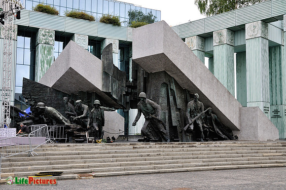 Monument of the Warsaw uprising in 1944