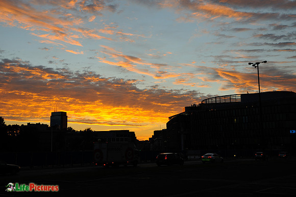 Fire sunset