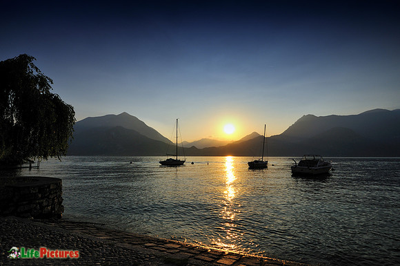 Sunset in Varenna